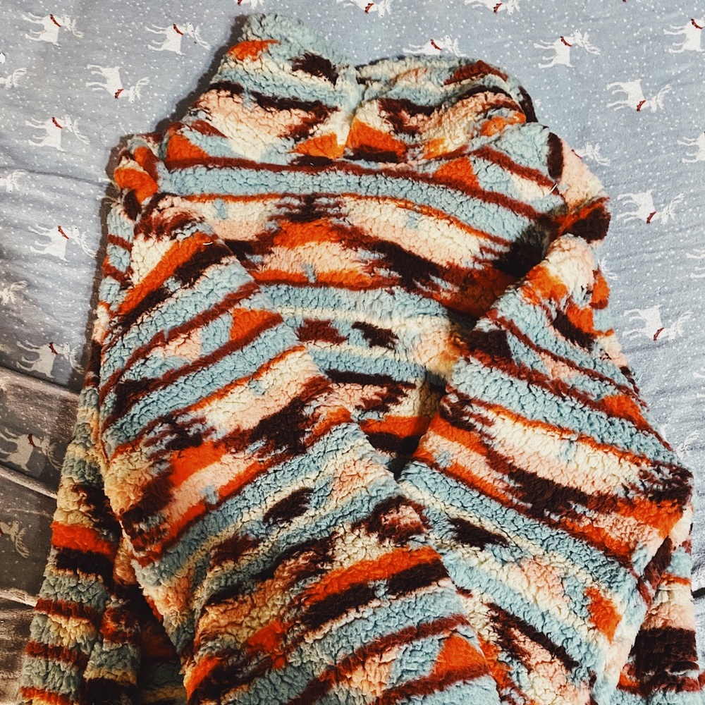 Wild Fable Colorful fluffy jacket! - Picture 2 of 3